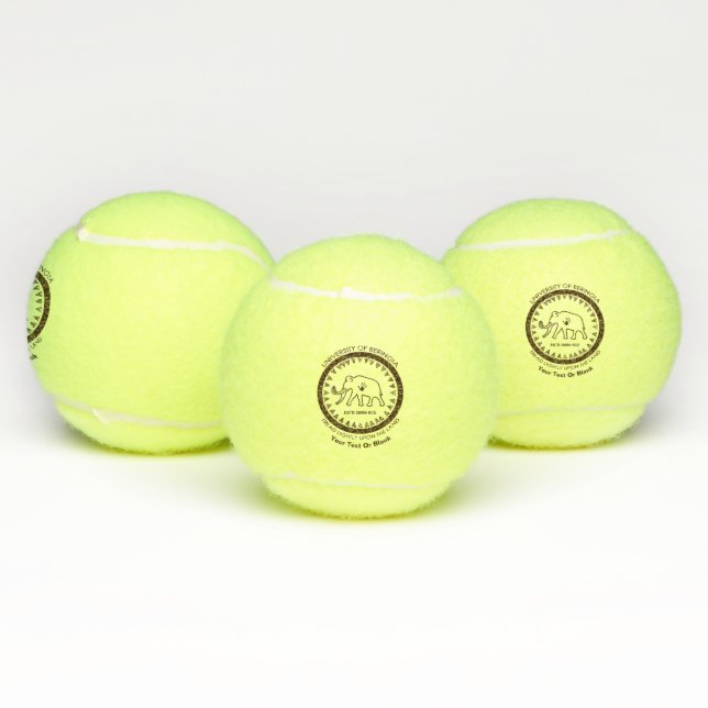 Balles De Tennis Université de Beringia Wooly Mammoth Seal (Multiple)
