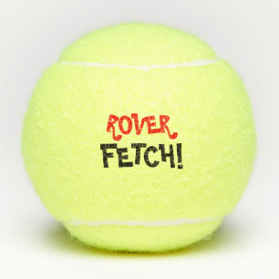 Balles De Tennis Va chercher ! Nom personnalisé pour votre chien