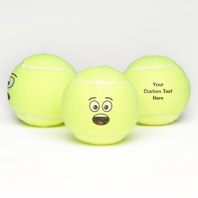 Balles De Tennis Visage surpris (Multiple)