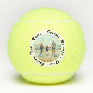 Balles De Tennis Votre photo Tennis Balls cadeau avec texte personn