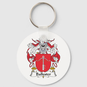 Ballester Family Crest Keychain