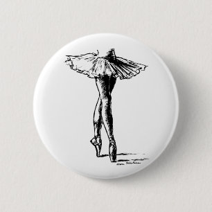Ballet 2 Inch Round Button