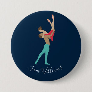 Ballet 3 Inch Round Button