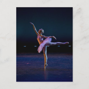 Ballet Arabesque Postcard