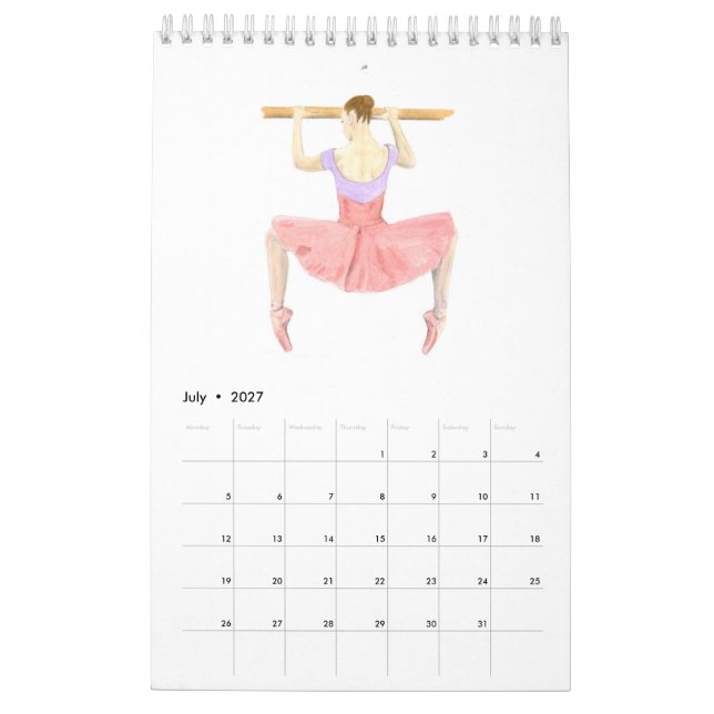 Ballet Art Calendar (Jul 2027)