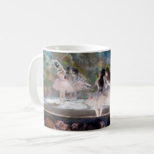 Ballet at the Paris Opera, Edgar Degas Coffee Mug (Front Left)