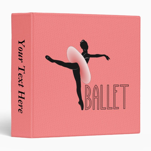Ballet Attitude Binder (Front/Spine)