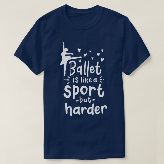 Ballet Ballerina Ballet Dancer 6 T-Shirt (Design Front)