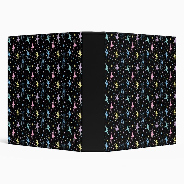 Ballet - Ballerina Dancer Shoes Binder (Background)