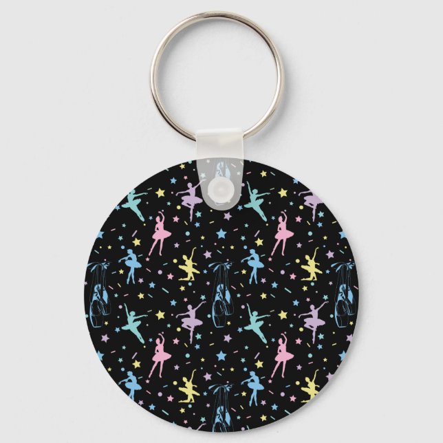 Ballet - Ballerina Dancer Shoes Keychain (Front)