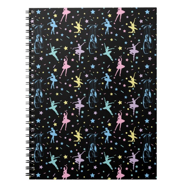 Ballet - Ballerina Dancer Shoes Notebook (Front)