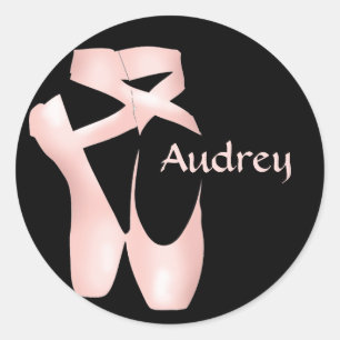 Ballet Ballerina Pink Pointe Shoes Custom Sticker