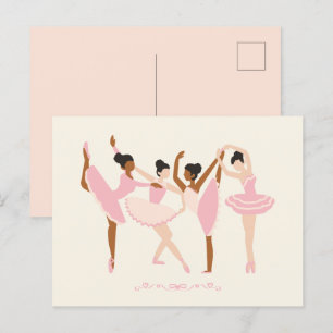 Ballet Ballerina Postcard