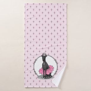 Ballet Ballerina Princesse Greyhound Chig (noir)