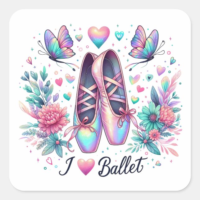 Ballet Ballerina Stickers (Front)