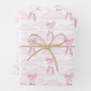 Ballet Ballerina Wrapping Paper Sheet