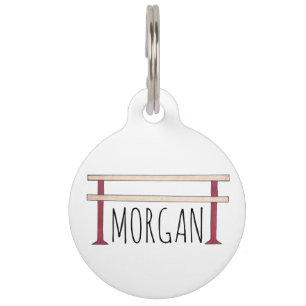 Ballet Barre Dance Teacher Studio Ballerina Dancer Pet Tag