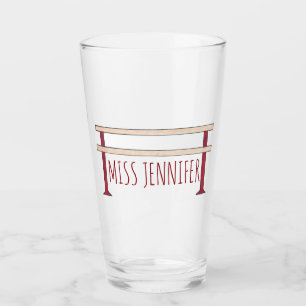 Ballet Barre Personalized Dance Teacher Ballerina Glass