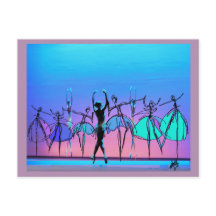 Ballet Beauty Postcard