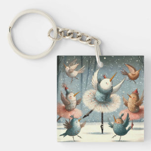 Ballet Birds Keychain