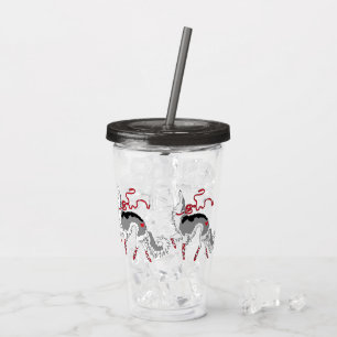 Ballet Borzoi Acrylic Tumbler