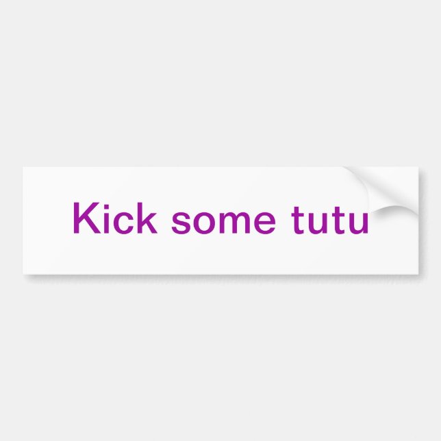 Ballet Bumper Sticker (Front)