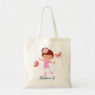 Ballet Butterfly friends Tuto Ballerina Girl Tote Bag