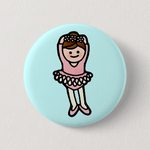 ballet butututon. 2 inch round button