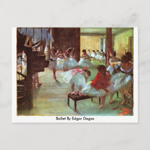 Ballet By Edgar Degas Postcard