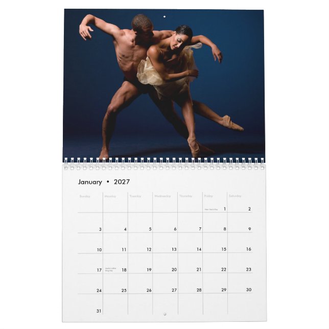 Ballet Calendar (Jan 2027)