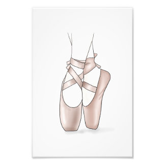 Ballet Chaussons Poster Ballet Chaussures filles