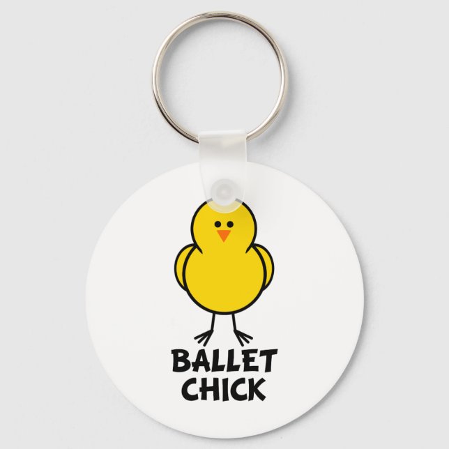 Ballet Chick Keychain (Front)