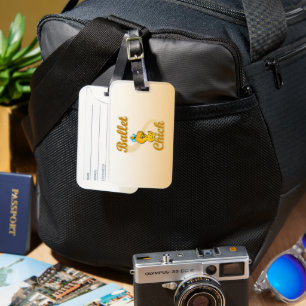 Ballet Chick Luggage Tag
