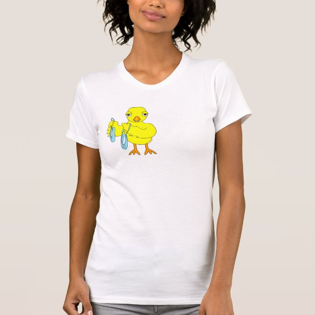 Ballet Chick Text T-Shirt (Front)