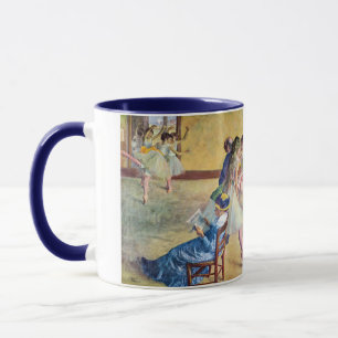 Ballet Class, the Dance Hall by Edgar Degas Mug
