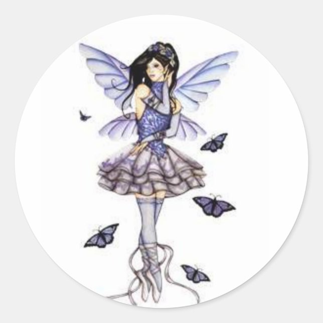 ballet classic round sticker (Front)