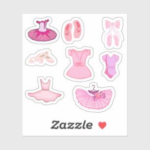 Ballet Clothes Stickers