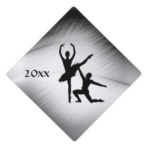 Ballet Couple Dance Graduation Cap Topper