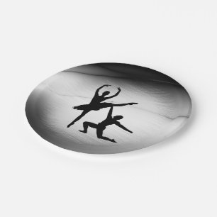 Ballet Couple Dance Paper Plate