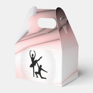 Ballet Couple Dance Pink Accent Favor Box