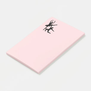 Ballet Couple Dance Pink Post-it Notes