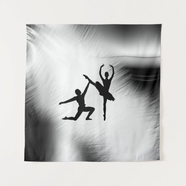 Ballet Couple Dance Tapestry (Front)