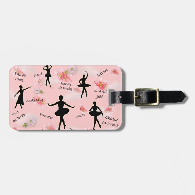 Ballet (customizable) luggage tag (Front Horizontal)