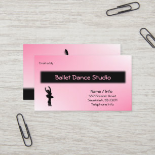 Ballet Dance Business Card / Customize
