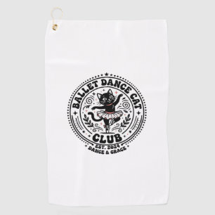 Ballet Dance Cat Pet Lover Shirt Art - Ballet Danc Golf Towel