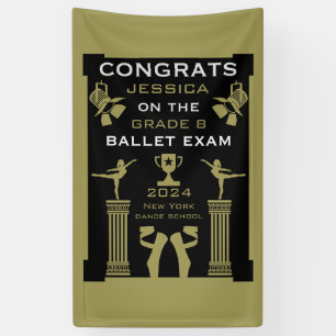 Ballet Dance Congratulations Banner
