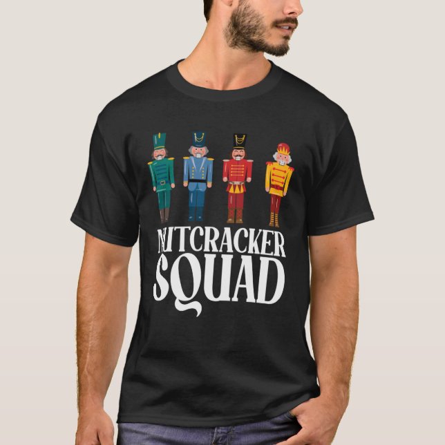 Ballet Dance Matching Family Christmas Nutcracker  T-Shirt (Front)