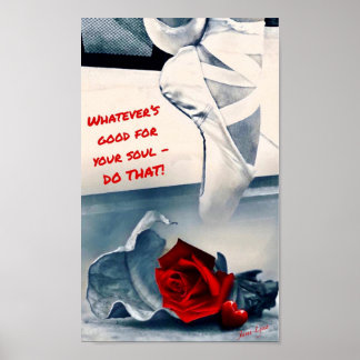 Ballet dance poster Motivational poster