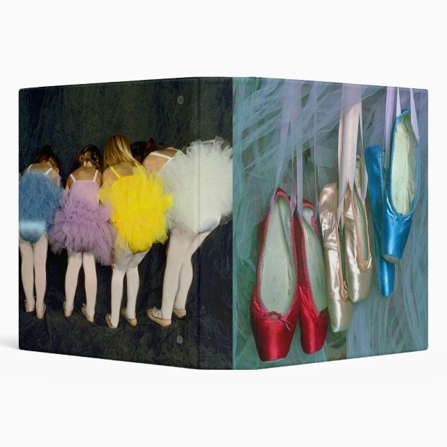 Ballet Dance Shoes Keepsake Binder (Background)