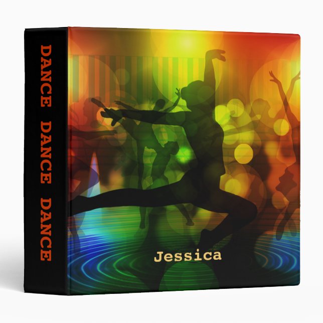 Ballet Dance Stage Personalized Binder (Front/Spine)